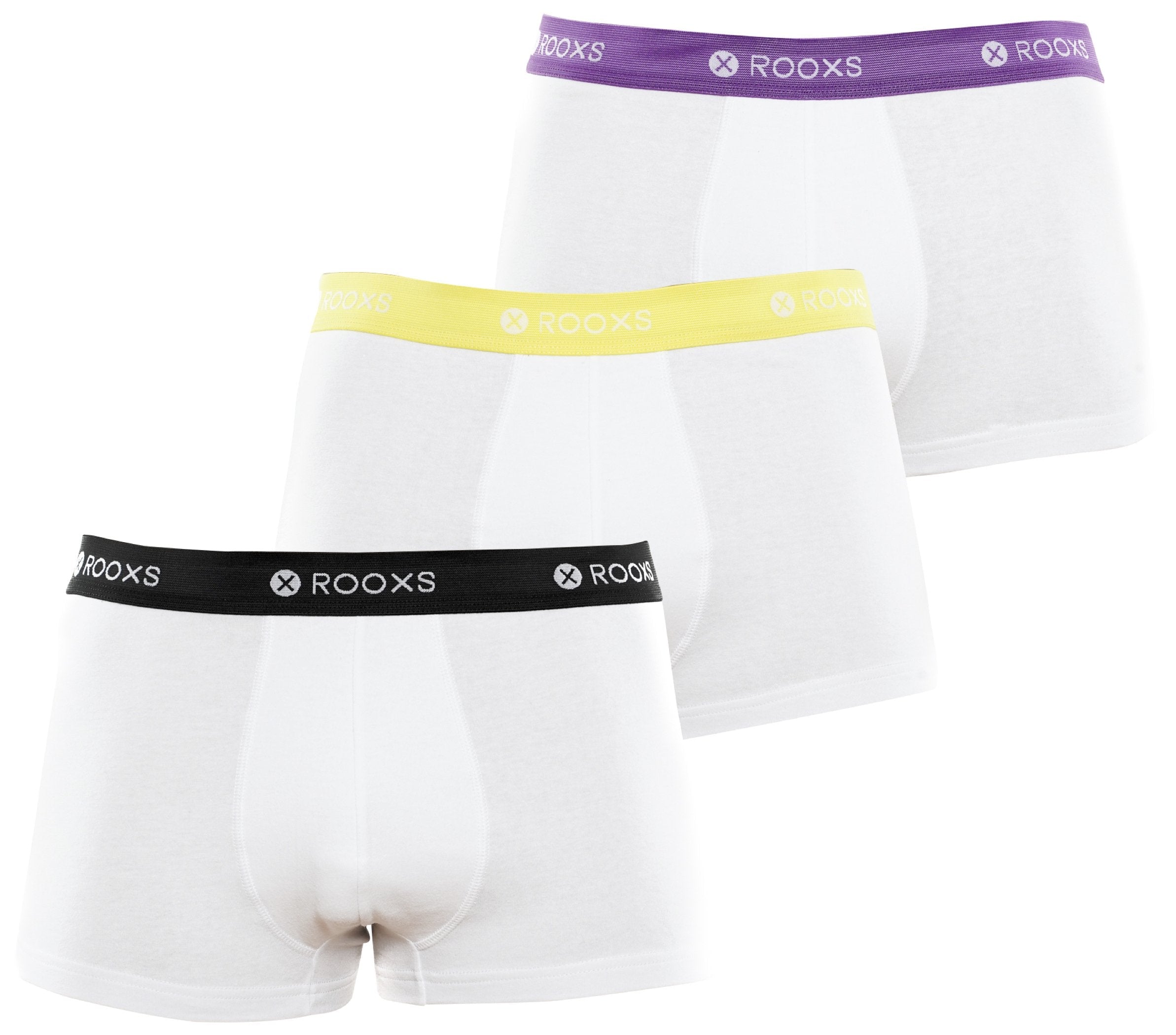 Boxershorts aus weicher Baumwolle - M / weiß - mehrfarbig