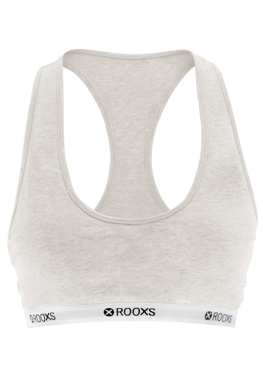 Damen Soft BH Bustier grau