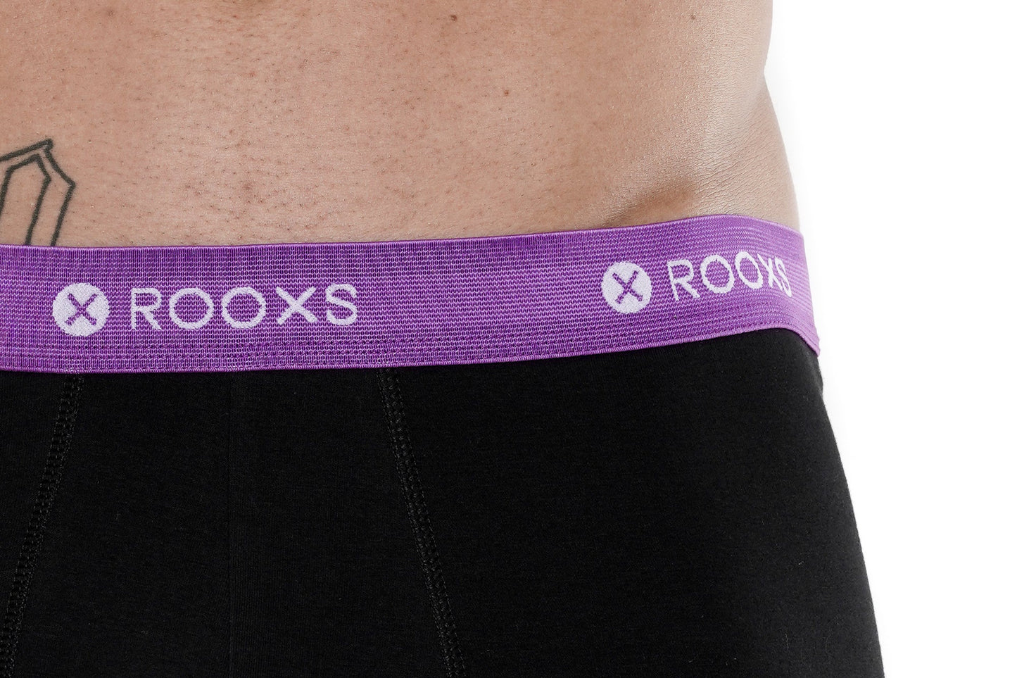 herren unterwäsche schwarz lila