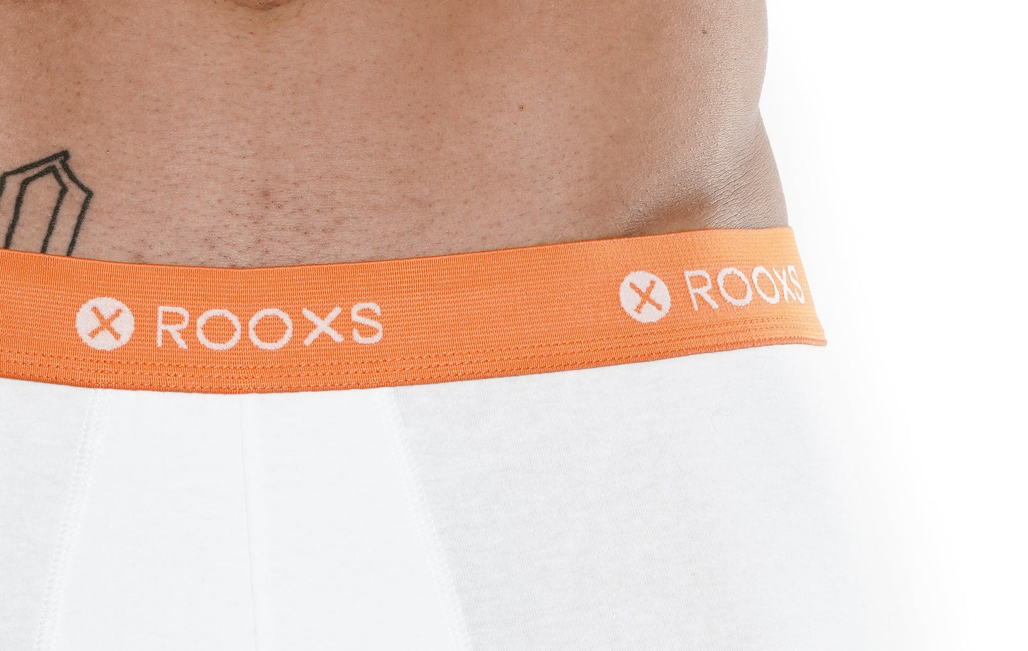 herren unterwäsche weiß orange