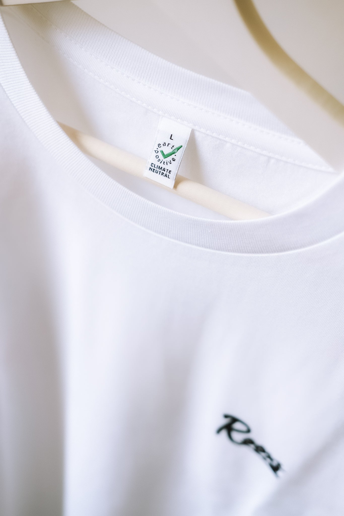 T-Shirt aus Bio-Baumwolle mit 3D-Logo