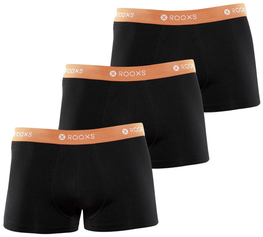 retroshorts schwarz orange