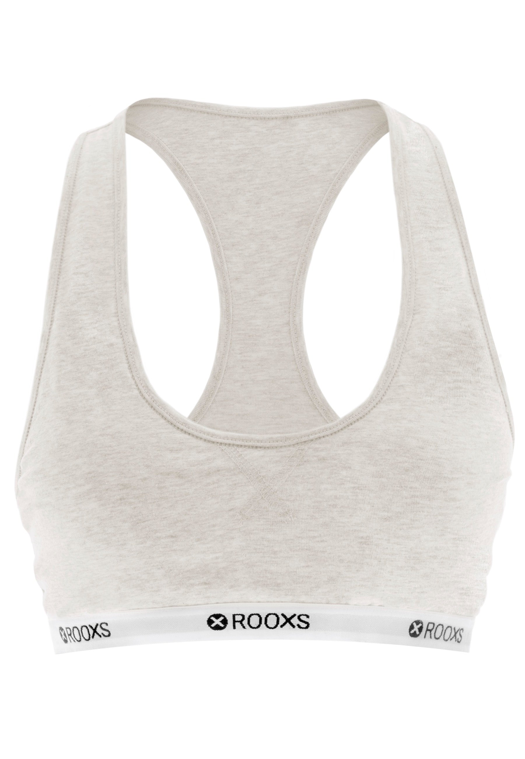 Damen Soft BH Bustier grau