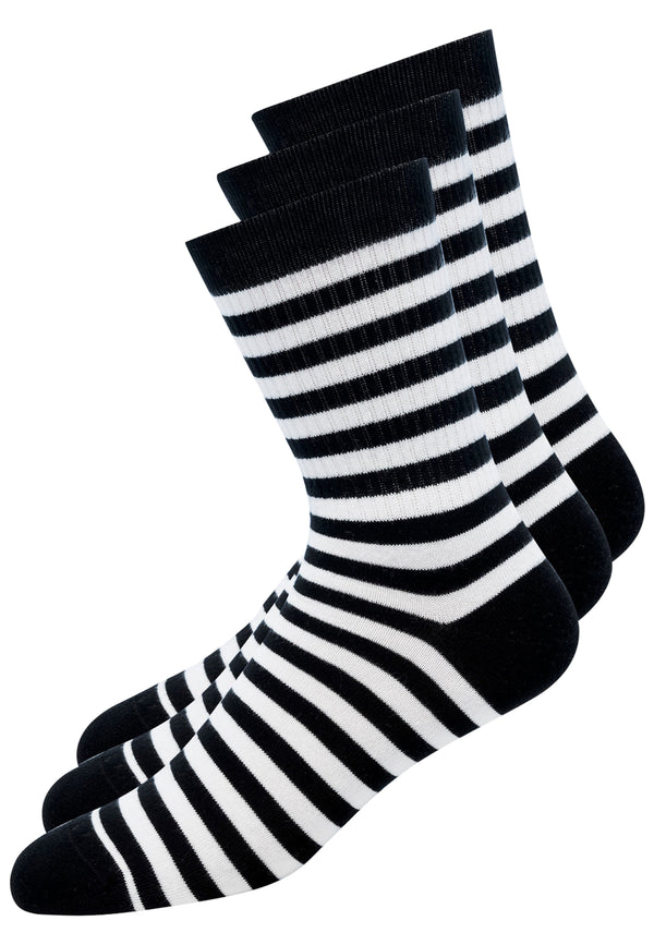 gestrefite Socken Damen und Herren Sportsocken streifen