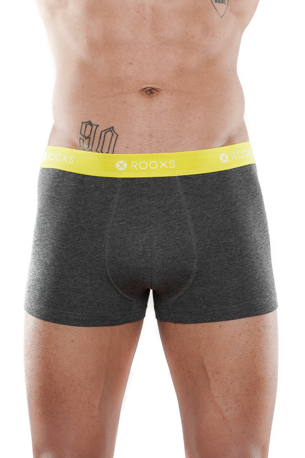 boxershorts grau gelb