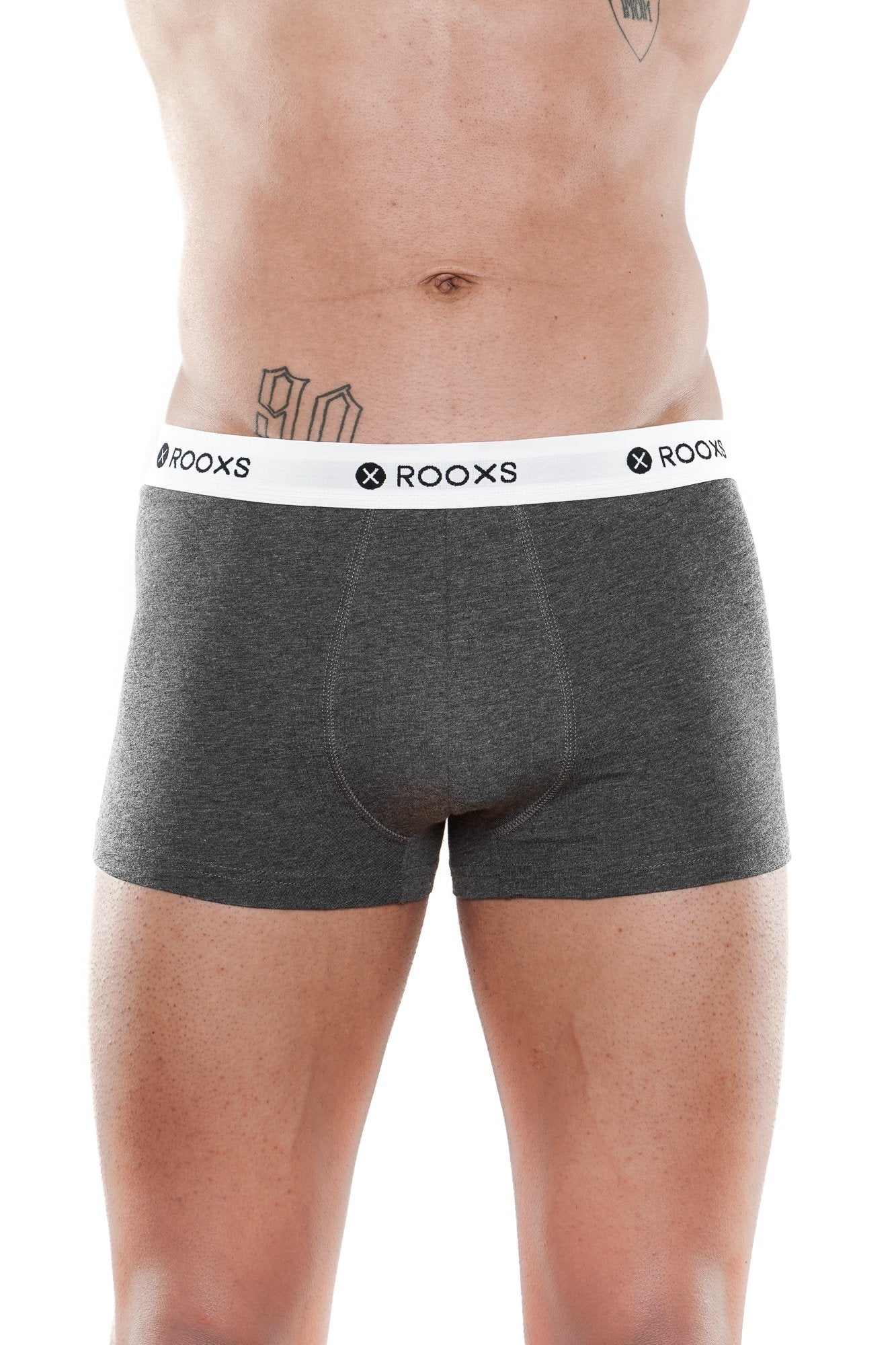 boxershorts grau weiss