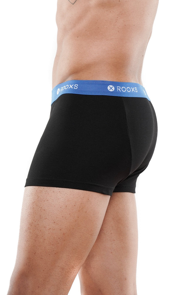 herren boxershorts schwarz blau