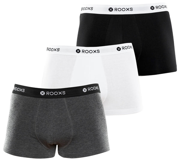 retroshorts boxershorts grau weiß schwarz