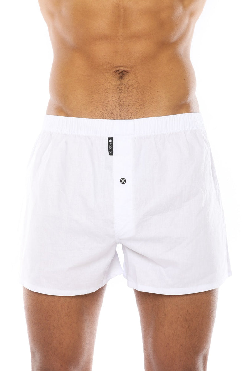 herren boxershorts weiß