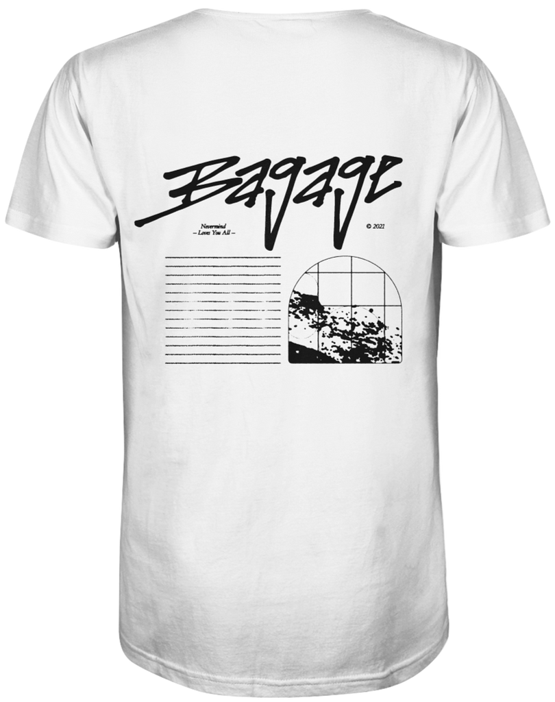 Bagage Unisex T-Shirt aus Bio-Baumwolle - Limited Edition mit Backprint