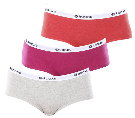 hipster panties grau pink rot