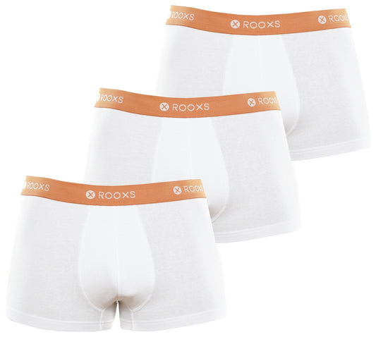retroshorts weiß orange 