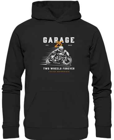 Garage 25 Unisex Hoodie aus Bio-Baumwolle