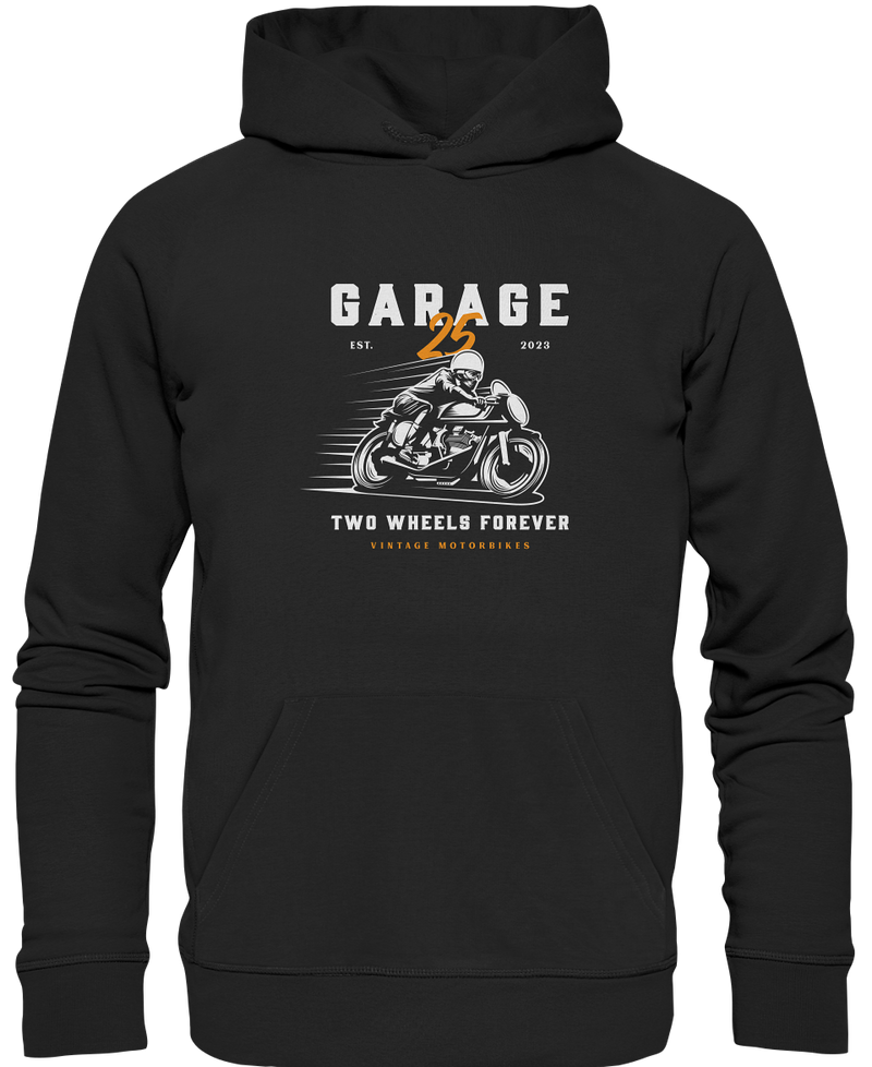 Garage 25 Unisex Hoodie aus Bio-Baumwolle