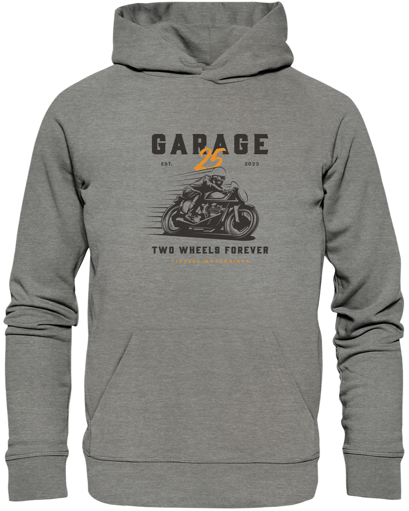Garage 25 Unisex Hoodie aus Bio-Baumwolle