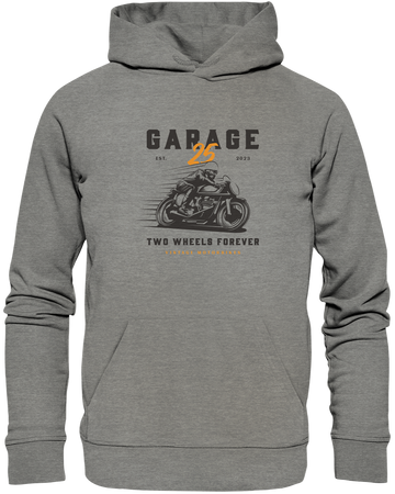 Garage 25 Unisex Hoodie aus Bio-Baumwolle