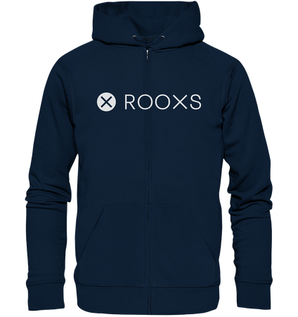 Zip Hoodie aus Bio-Baumwolle mit Logo-Print