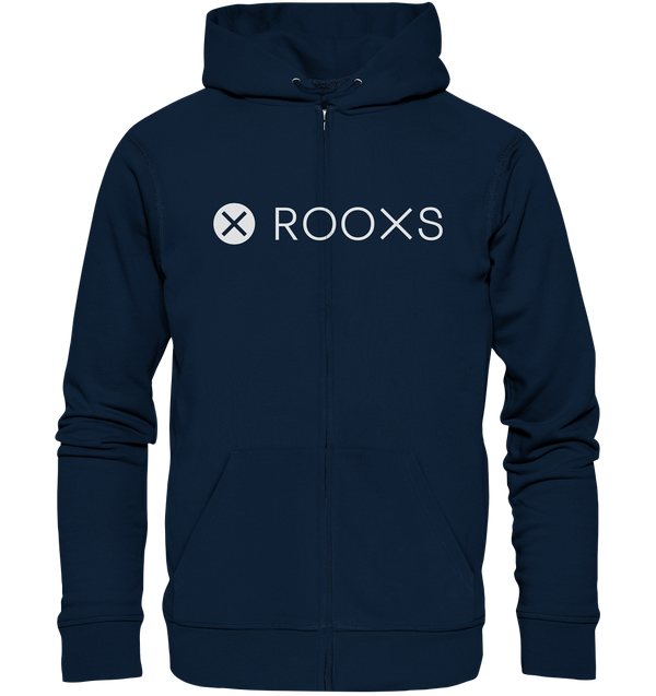 Zip Hoodie aus Bio-Baumwolle mit Logo-Print