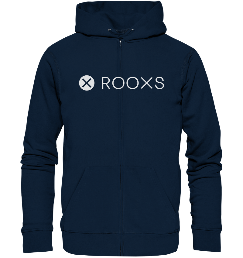 Zip Hoodie aus Bio-Baumwolle mit Logo-Print