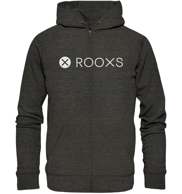 Zip Hoodie aus Bio-Baumwolle mit Logo-Print