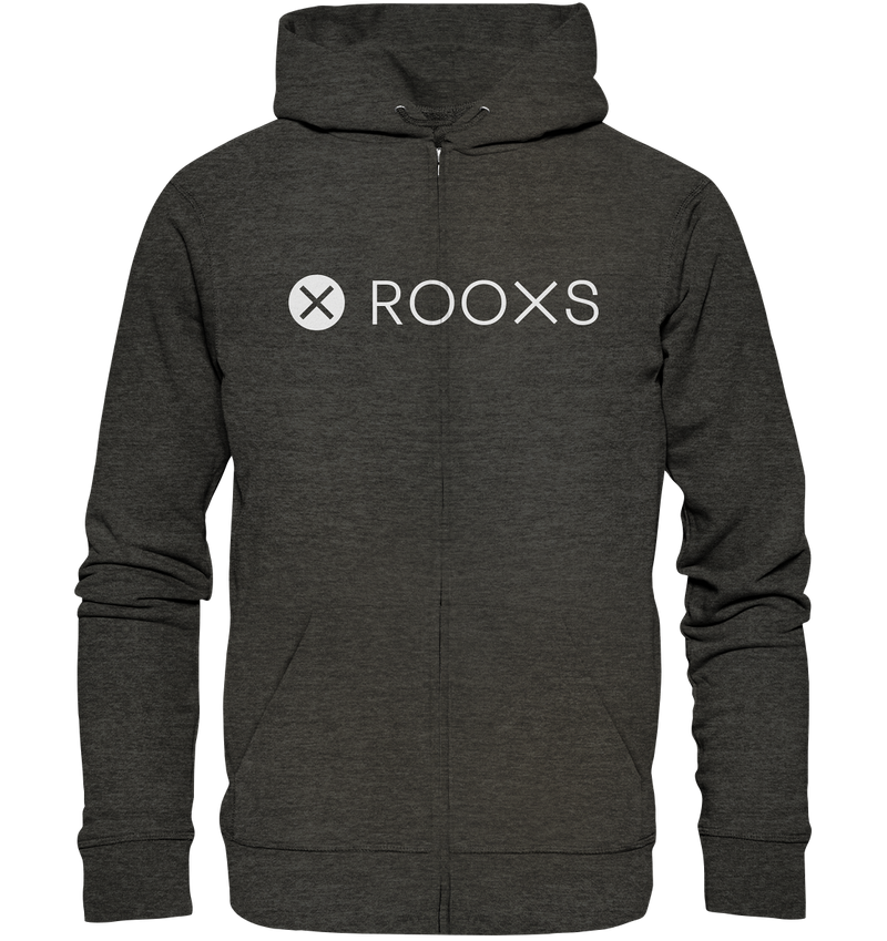 Zip Hoodie aus Bio-Baumwolle mit Logo-Print