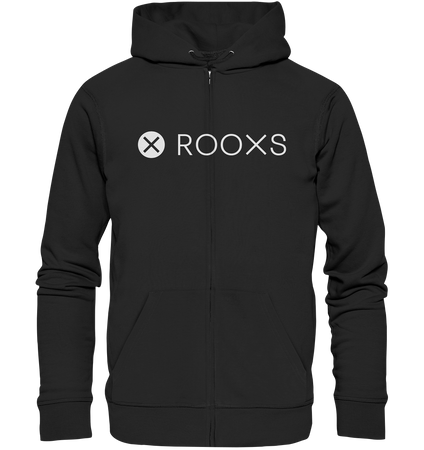 Zip Hoodie aus Bio-Baumwolle mit Logo-Print