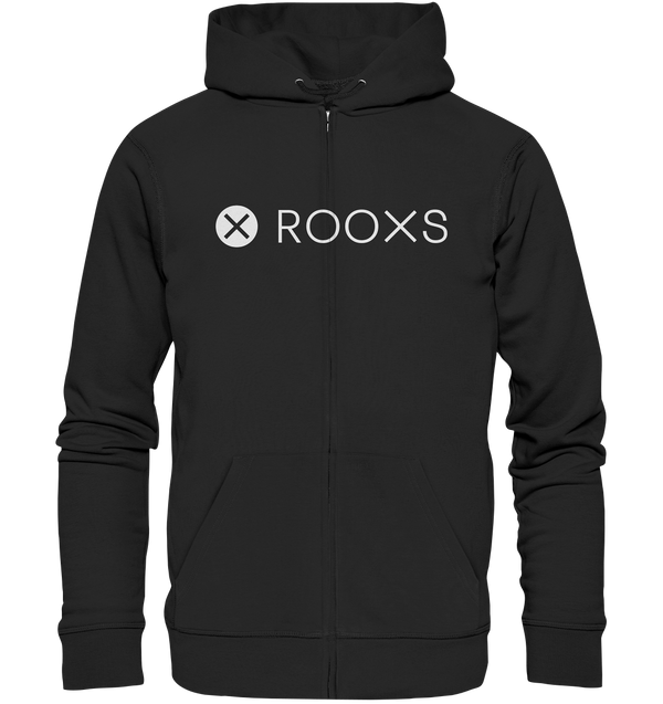 Zip Hoodie aus Bio-Baumwolle mit Logo-Print