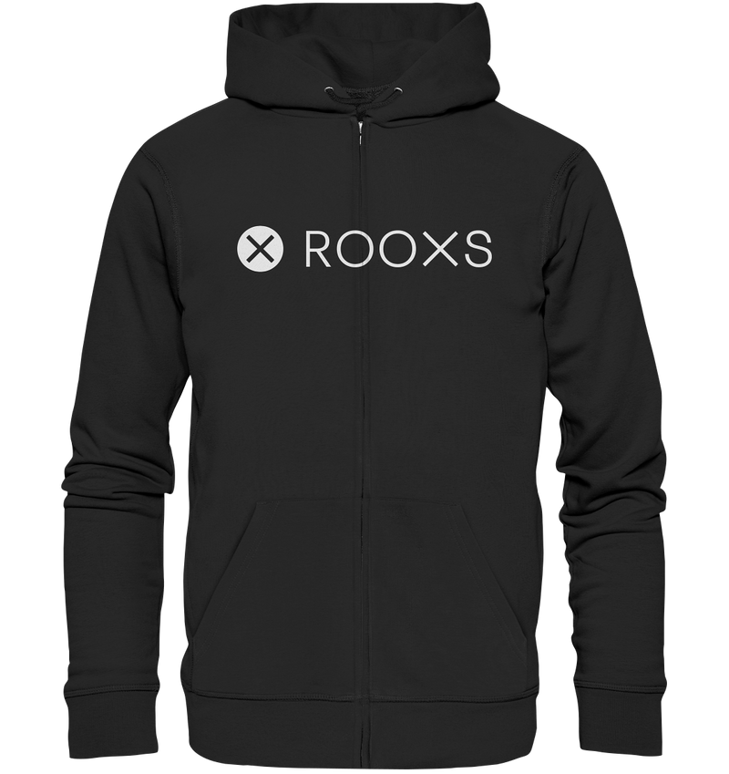 Zip Hoodie aus Bio-Baumwolle mit Logo-Print