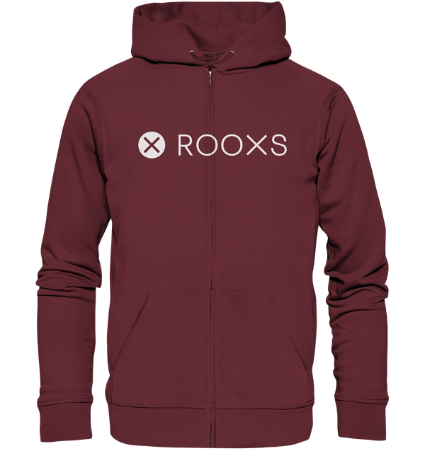Zip Hoodie aus Bio-Baumwolle mit Logo-Print