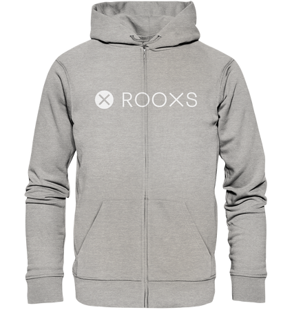 Zip Hoodie aus Bio-Baumwolle mit Logo-Print