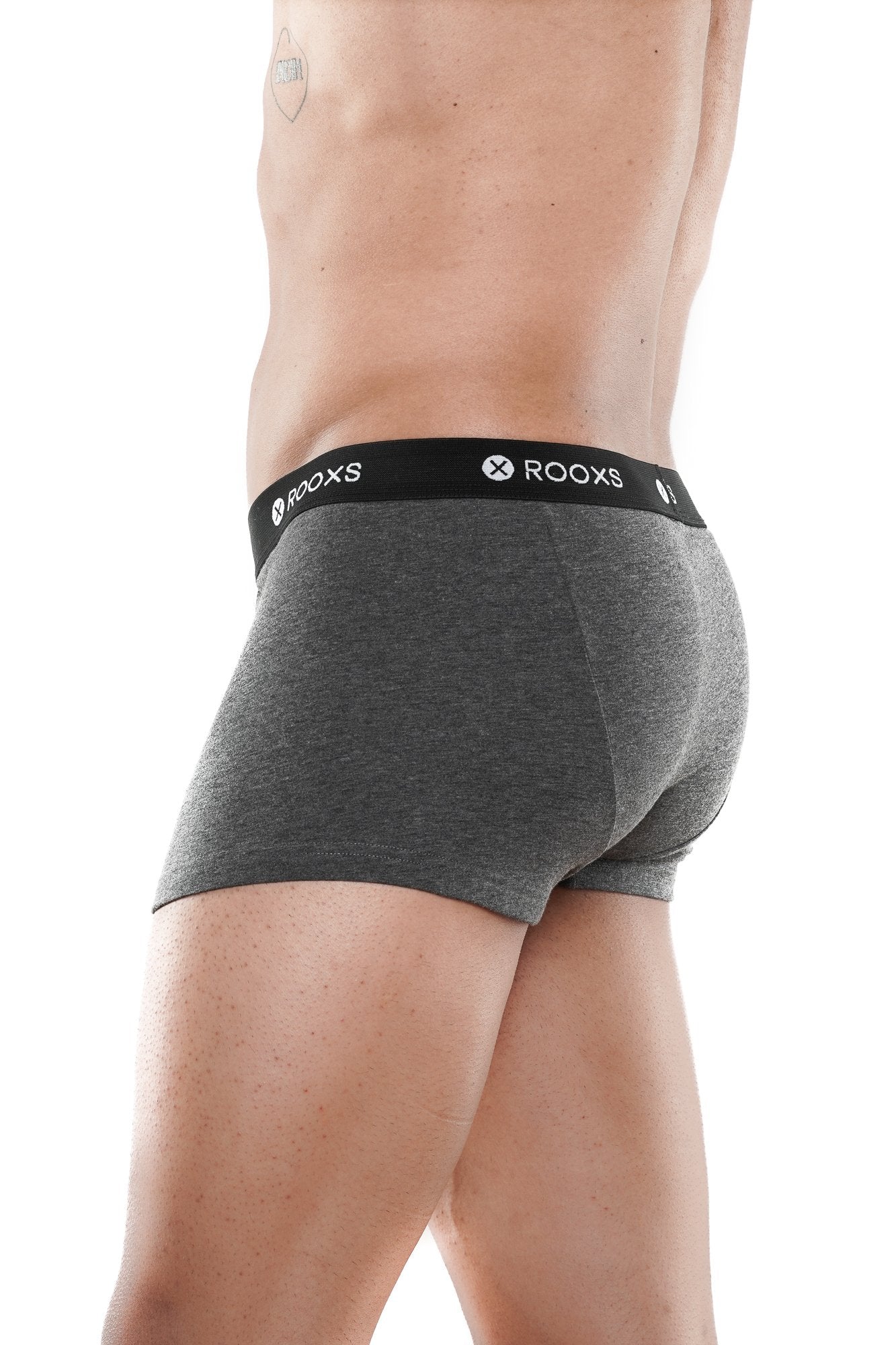 herren boxershorts grau